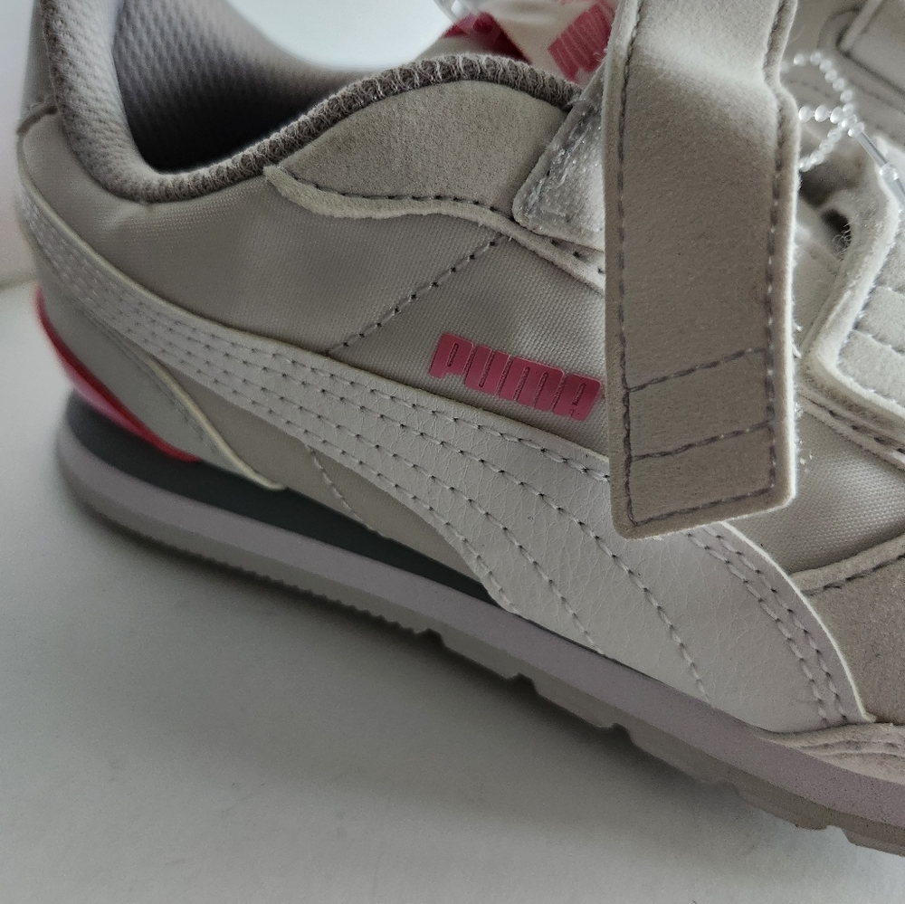 Puma Runner Hook & Loop Sneakers Size 3 - Picture 6 of 11